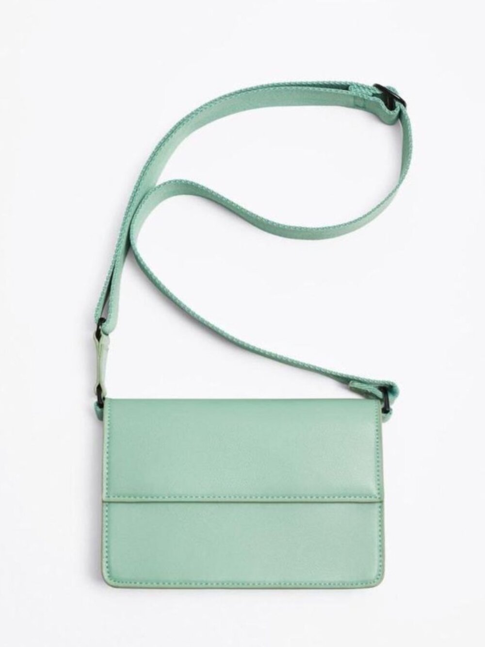 ZARA Flap Crossbody Bag GREEN - Dust Bag Included